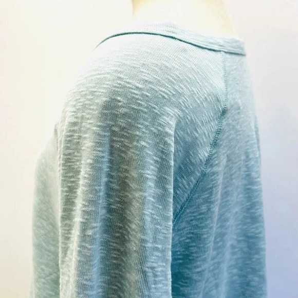 NWT SO GOODS FOR LIFE Juniors Long Sleeve Pullover V-Neck Green Shirt Size XL - Picture 4 of 10